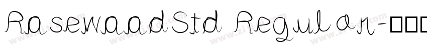 RosewoodStd Regular字体转换